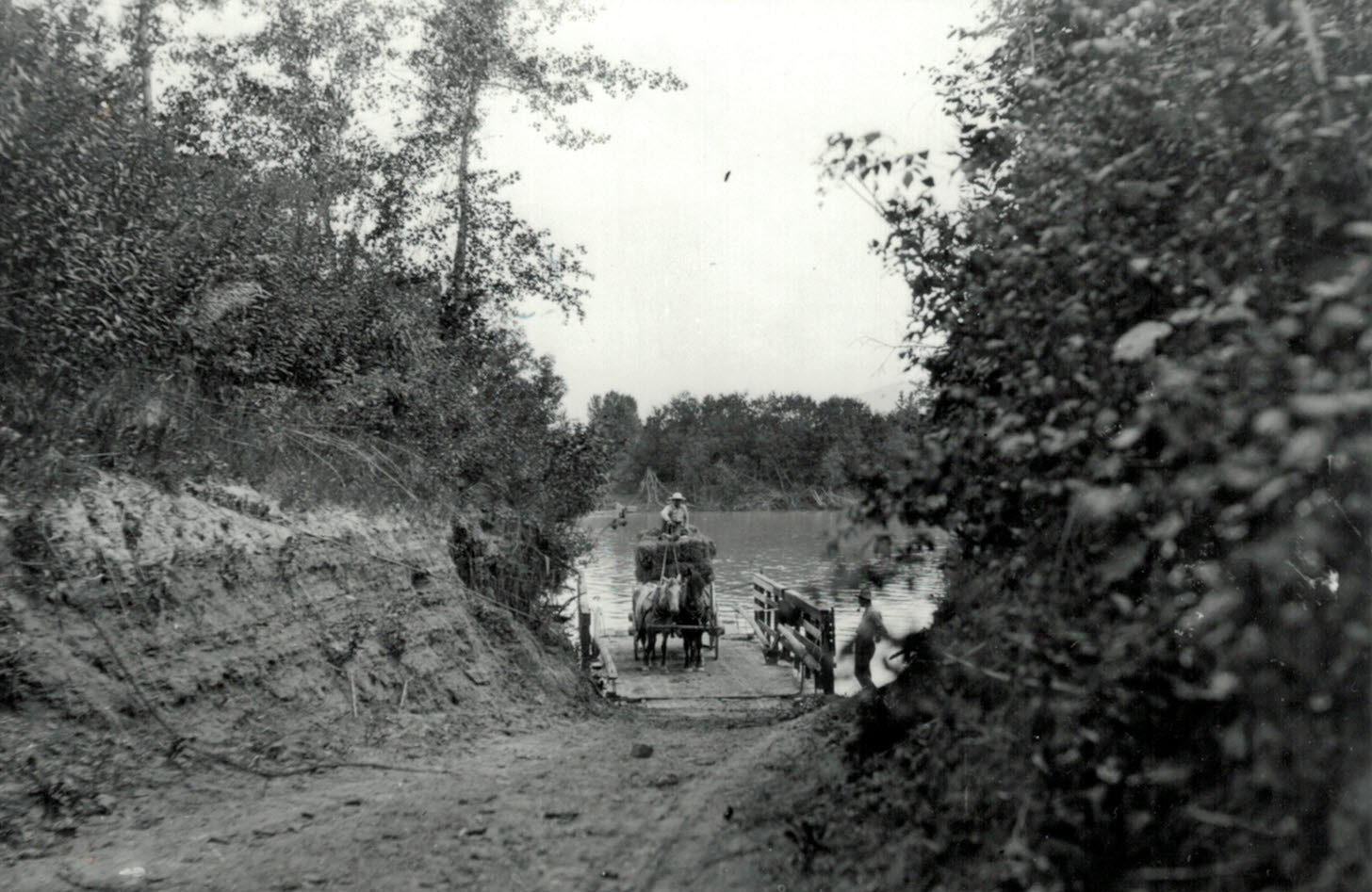 West Creston Ferry, near Creston BC, circa 1910